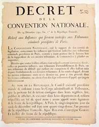 Decreto de la Convención Nacional, 24 de diciembre de 1792